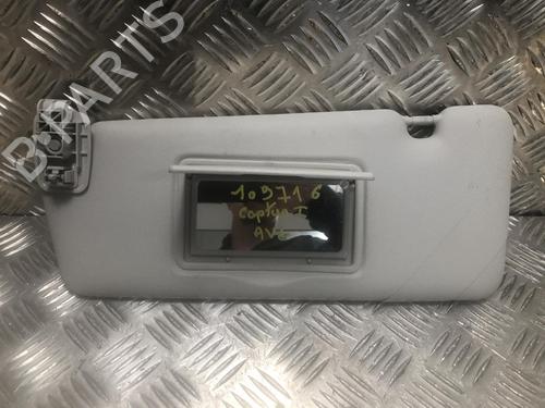 Used Left sun visor RENAULT CAPTUR I (J5_, H5_) 1.5 dCi 90 (J5N4, J5M5, J5MW, J5M6, J5AL, J5AJ) (90 hp) 26326928