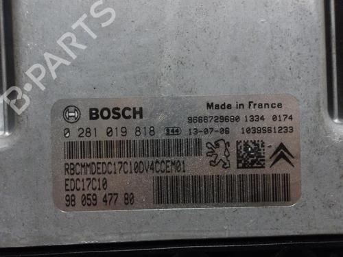 Used Engine control unit (ECU) CITROËN C3 II (SC_) 1.4 HDi 70 (SC8HZC, SC8HR0, SC8HP4) (68 hp) 28692079
