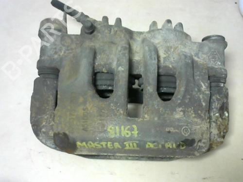 Høyre bremsekaliper foran RENAULT MASTER III Van (FV) 2.3 dCi 100 FWD (FV0A, FV0B, FV0G, FV0K, FV0H) | BP12970325M104 