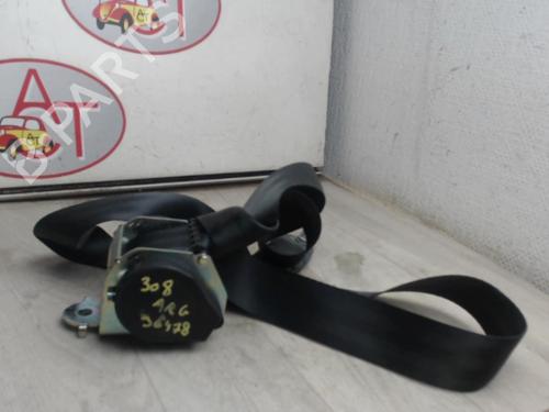 Used Rear left seatbelt PEUGEOT 308 I (4A_, 4C_) 1.6 HDi (90 hp) 30782153
