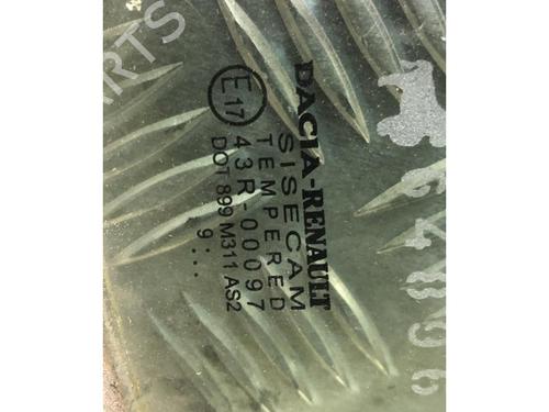 Rear left door window DACIA SANDERO II 1.0 SCe 75 (B8JC, B8JD, B8NC) | BP28287630C20