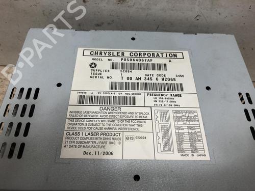 Used Radio CHRYSLER 300C Touring (LX, LE) 3.0 CRD (218 hp) 23457121