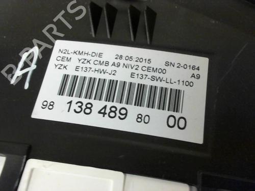 Instrument cluster PEUGEOT 208 I (CA_, CC_) 1.6 HDi / BlueHDi 75 | BP12968210C47