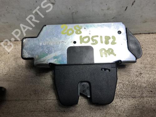 Used Tailgate lock PEUGEOT 208 I (CA_, CC_) 1.2 PureTech 82 (82 hp) 15786494