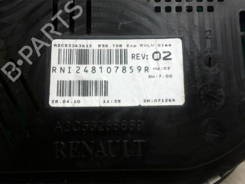 Instrument cluster RENAULT MEGANE III Coupe (DZ0/1_) 1.5 dCi (DZ0A) | BP13290191C47 
