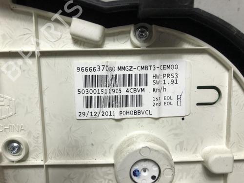 Instrument cluster PEUGEOT 206+ (2L_, 2M_) 1.4 HDi eco 70 | BP20150470C47 