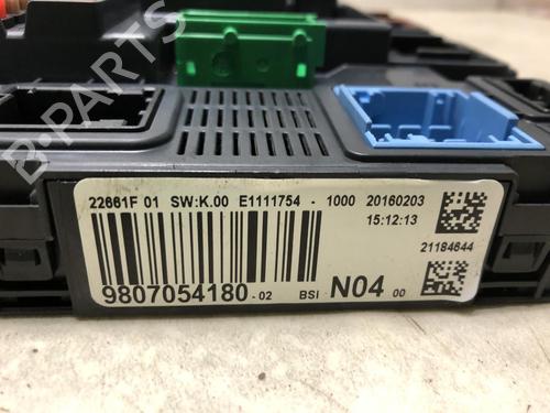Used Fuse box PEUGEOT 308 II (LB_, LP_, LW_, LH_, L3_) 1.6 BlueHDi 120 (120 hp) 20616488