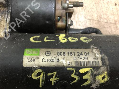 Used Starter Starter MERCEDES-BENZ S-CLASS Coupe (C215) CL 600 (215.376) (500 hp) 39901437 39901437