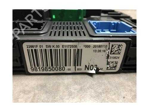 Fuse box PEUGEOT 208 I (CA_, CC_) 1.2 VTI 82 | BP20617771E1