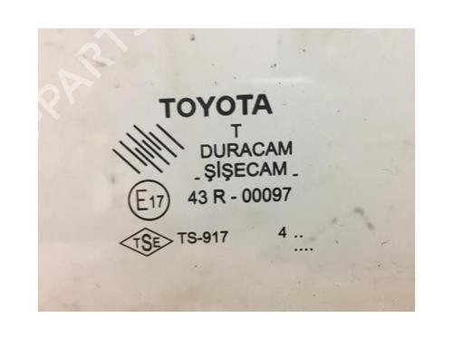 Türscheibe rechts hinten TOYOTA COROLLA Verso (ZER_, ZZE12_, R1_) 2.0 D-4D (CUR10_, CUR10R) | BP30784850C21 