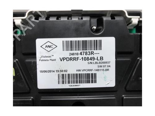 Compteur de vitesse RENAULT CAPTUR I (J5_, H5_) 1.5 dCi 90 (J5N4, J5M5, J5MW, J5M6, J5AL, J5AJ) | BP20613995C47 