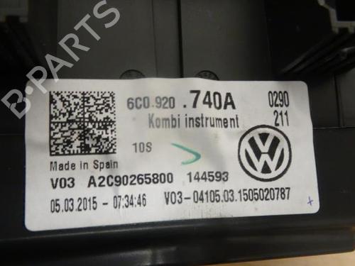 Instrument cluster VW POLO V (6R1, 6C1) 1.0 | BP13290190C47 