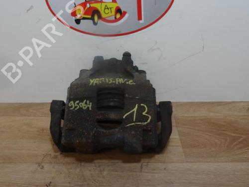 Used Left front brake caliper TOYOTA YARIS (_P9_) 1.33 VVT-i (NSP90_, NSP90R) (100 hp) 13270495