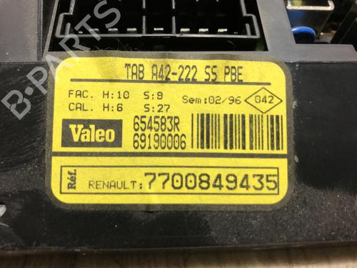 Climate control RENAULT SAFRANE I (B54_) 2.2 (B543) | BP20615022I5 