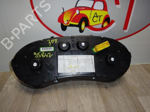Used Instrument cluster PEUGEOT 308 I (4A_, 4C_) 1.6 HDi (90 hp) 20619643
