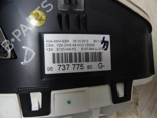 Instrument cluster PEUGEOT 208 I (CA_, CC_) 1.0 VTi | BP12966317C47