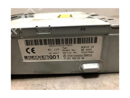 Radio MERCEDES-BENZ C-CLASS Coupe (CL203) C 220 CDI (203.708) | BP20631155E6 