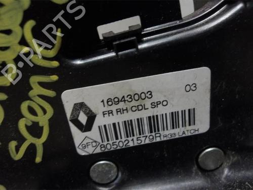 Front right lock RENAULT SCÉNIC IV (J9_) 1.5 dCi 110 | BP23034140C97 