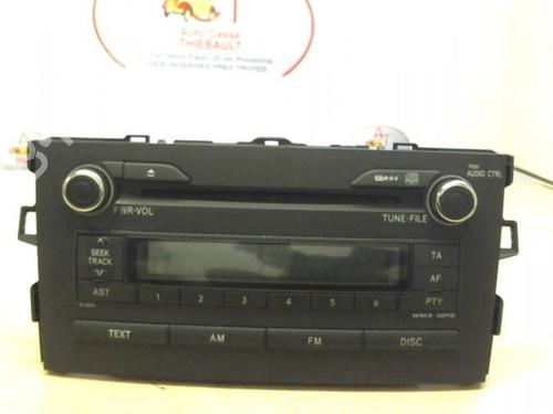 Used Radio TOYOTA AURIS (_E15_) 1.4 D-4D (NDE150_, NDE150R) (90 hp) 12969367