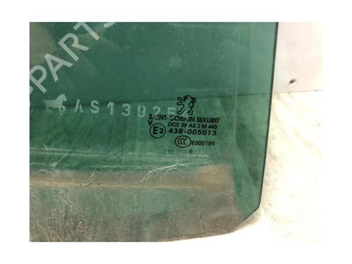 Rear right door window PEUGEOT 3008 I MPV (0U_) 1.6 HDi | BP23872649C21 