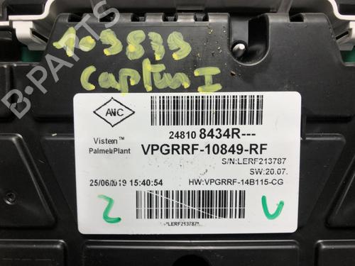 Instrument cluster RENAULT CAPTUR I (J5_, H5_) 1.5 dCi 90 (J5N4, J5M5, J5MW, J5M6, J5AL, J5AJ) | BP24656665C47
