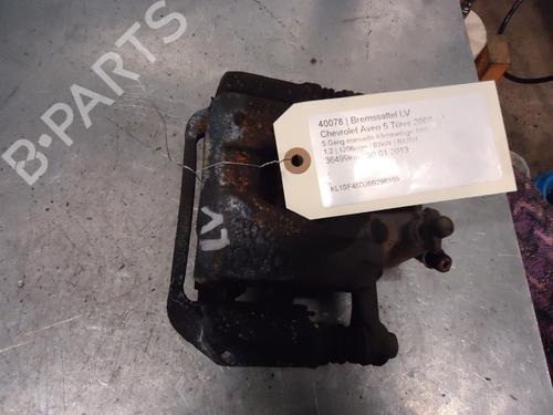 Used Left front brake caliper CHEVROLET AVEO / KALOS Hatchback (T250, T255) 1.2 (84 hp) 13431573