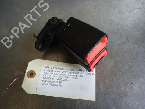 Used Rear right seatbelt FORD MONDEO IV (BA7) 2.0 TDCi (140 hp) 12863215