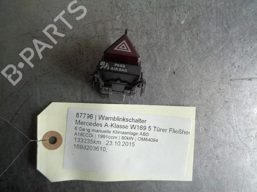 Warning switch MERCEDES-BENZ A-CLASS (W169) A 180 CDI (169.007, 169.307) | BP12883580I22 