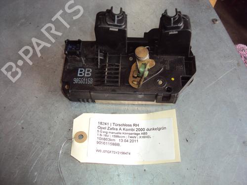 Used Rear right lock OPEL ZAFIRA A MPV (T98) 1.6 16V (F75) (101 hp) 12882061