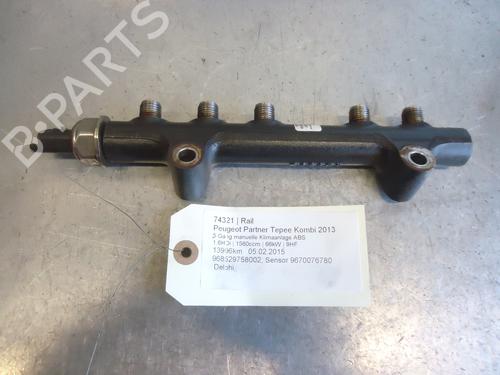 Used Injection rail PEUGEOT PARTNER Box Body/MPV 1.6 HDi (90 hp) 13066285
