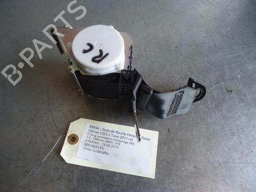 Used Rear right seatbelt CITROËN DS3 (SA_) 1.6 VTi 120 (120 hp) 12863626