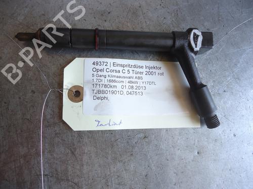 Injektor für OPEL CORSA C Hatchback Van (X01) 1.7 DI 16V (F08, W5L) (65 hp) 20496209