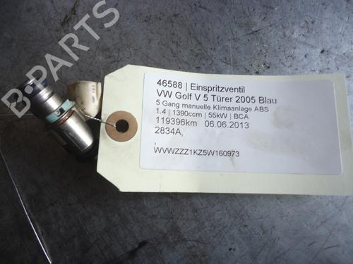 Used Injector VW GOLF V (1K1) 1.4 16V (75 hp) 20089978