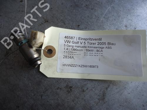 Used Injector VW GOLF V (1K1) 1.4 16V (75 hp) 20089977