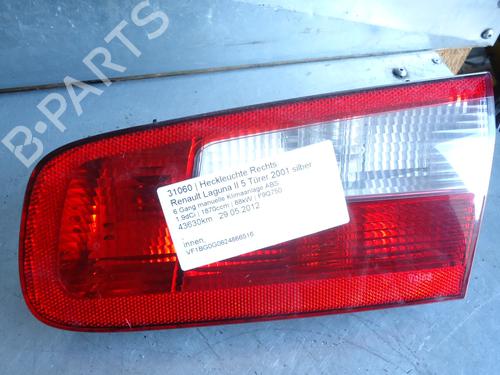 Used Right taillight RENAULT LAGUNA II (BG0/1_) 1.9 dCi (BG08, BG0G) (120 hp) 12861582
