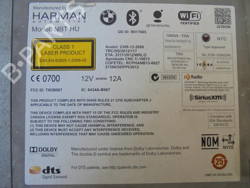 Electronic module BMW 7 (F01, F02, F03, F04) 730 d xDrive | BP12886061M83 