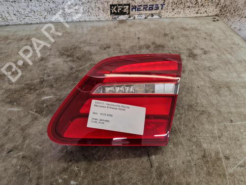 Højre baglygte MERCEDES-BENZ B-CLASS Sports Tourer (W246, W242) B 180 CDI / d (246.212) (109 hp) 33122410
