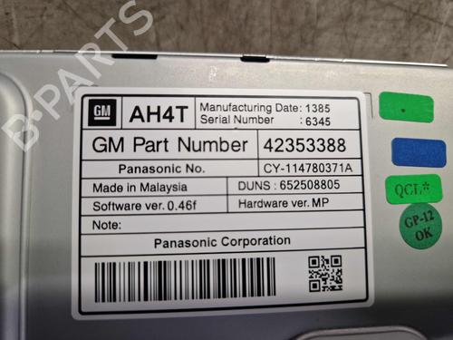 Display monitor OPEL MOKKA / MOKKA X (J13) 1.6 CDTI (_76) | BP30481739C48