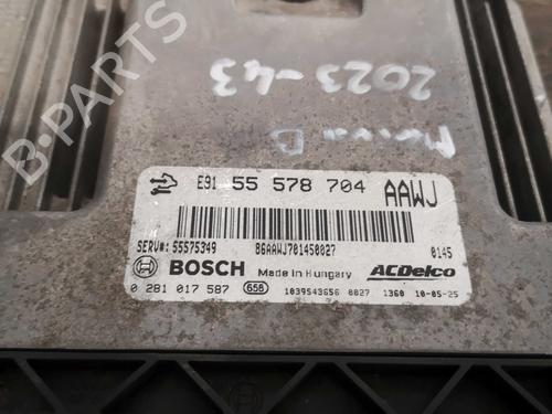 Engine control unit (ECU) OPEL MERIVA B MPV (S10) 1.3 CDTI (75) | BP22290797M57 