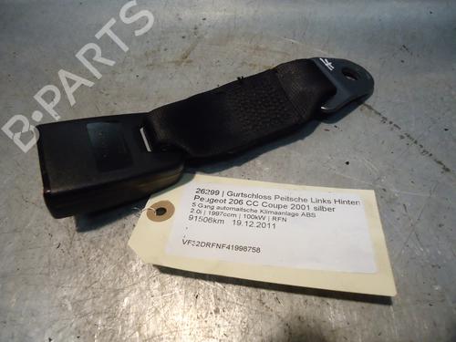 Used Rear left seatbelt PEUGEOT 206 CC (2D) 2.0 S16 (136 hp) 12861424