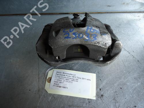 Used Left front brake caliper FIAT GRANDE PUNTO (199_) 1.2 (65 hp) 20096537