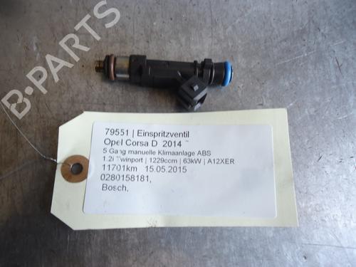 Used Injector OPEL CORSA D (S07) 1.2 (L08, L68) (86 hp) 20124354