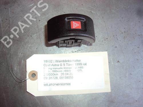 Warnblinkschalter für OPEL ASTRA G Hatchback (T98) 2.0 DI (F08, F48) (82 hp) 12882064