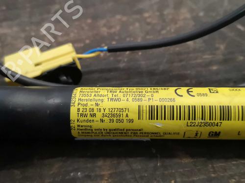 Front left seatbelt OPEL MERIVA B MPV (S10) 1.7 CDTI (75) | BP22292162I26 
