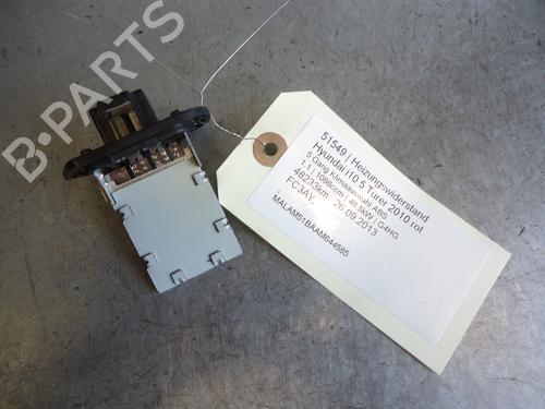 Used Heater resistor HYUNDAI i10 I (PA) 1.1 (67 hp) 12862283