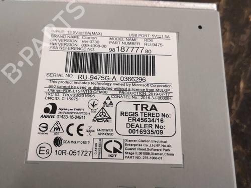 Elektronisk modul CITROËN C3 / C3 ORIGIN III (SX) 1.2 PureTech 82 | BP12891954M83 