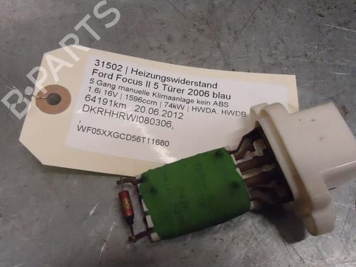 Varmeblæsermodstand FORD FOCUS II (DA_, HCP, DP) 1.6 (100 hp) 12861595