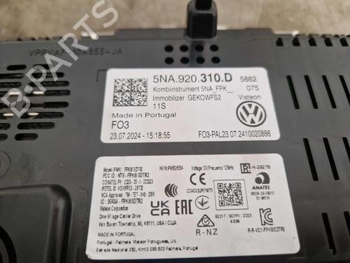 Instrument cluster VW TOURAN (5T1) 2.0 TDI | BP39766785C47 - Image 3