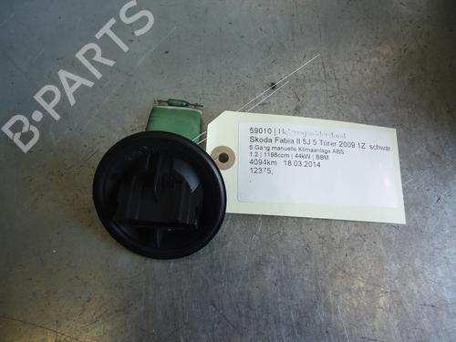 Varmeblæsermodstand SKODA FABIA II (542) 1.2 (60 hp) 12862539