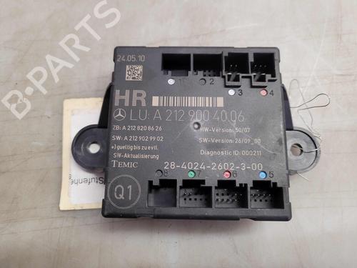 Used Control unit MERCEDES-BENZ E-CLASS (W212) E 350 CDI 4-matic (212.089) (231 hp) 23986326